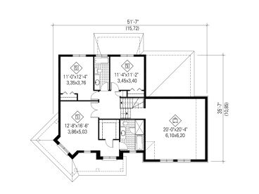 2nd Floor Plan, 072H-0156