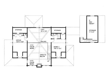 2nd Floor Plan, 012L-0074
