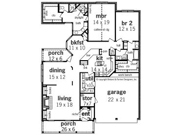Floor Plan, 021H-0218