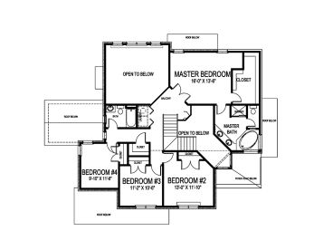 2nd Floor Plan, 058H-0041