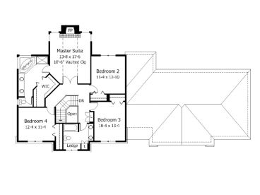 2nd Floor Plan, 023H-0028