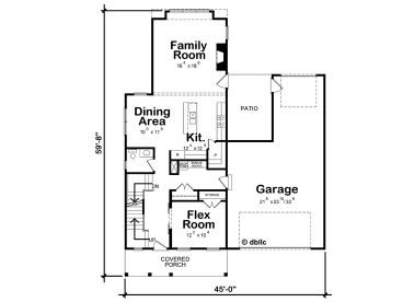 1st Floor Plan, 031H-0440