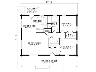 Floor Plan, 025L-0015 