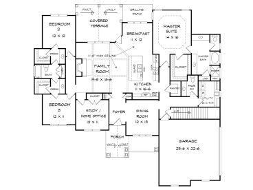 1st Floor Plan, 019H-0191