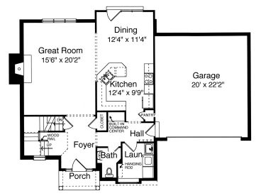 1st Floor Plan, 046H-0056