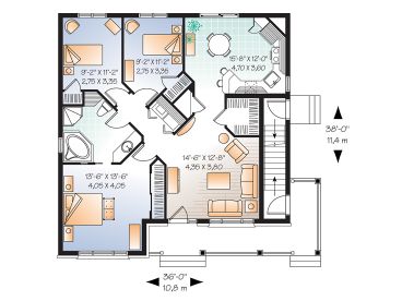 1st Floor Plan, 027M-0029
