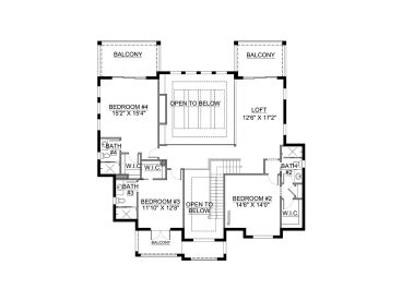 2nd Floor Plan, 070H-0108