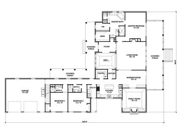 1st Floor Plan, 008H-0056