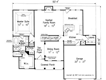 1st Floor Plan, 086H-0097