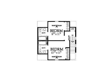 2nd Floor Plan, 057H-0040