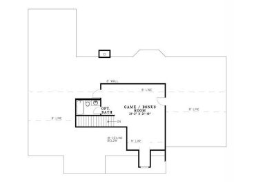 2nd Floor Plan, 025H-0068