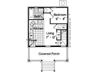 1st Floor Plan, 043H-0001