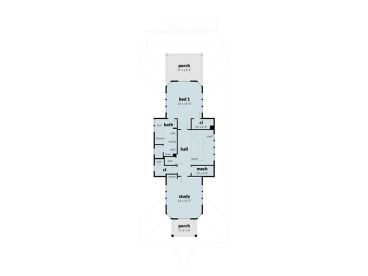 2nd Floor Plan, 052H-0166