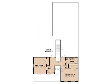 2nd Floor Plan, 074H-0124