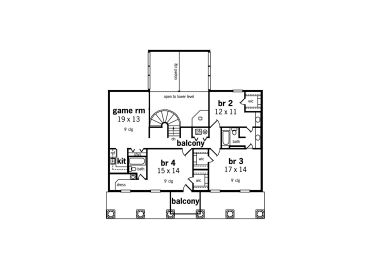 2nd Floor Plan, 021H-0182