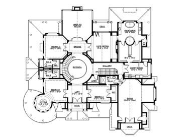 2nd Floor Plan, 035H-0093