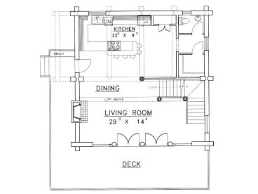 1st Floor Plan, 012L-0032