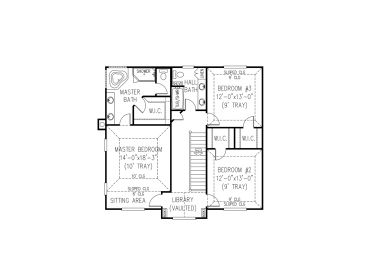 2nd Floor Plan, 044H-0012
