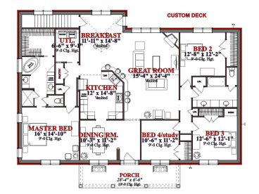 Floor Plan, 073H-0066