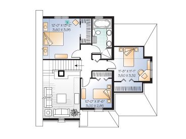 2nd Floor Plan, 027H-0163