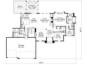 Floor Plan, 023H-0092