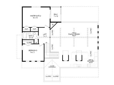 2nd Floor Plan, 062H-0328
