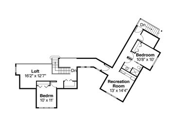 2nd Floor Plan, 051H-0311