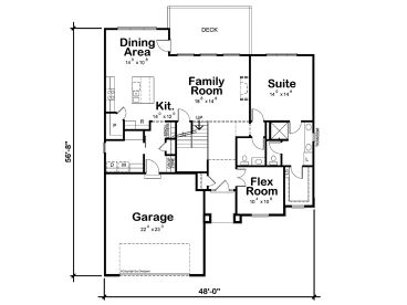 1st Floor Plan, 031H-0511