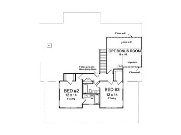 2nd Floor Plan, 059H-0206