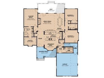 1st Floor Plan, 074H-0033