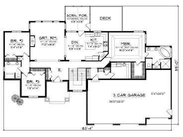 Floor Plan, 020H-0315