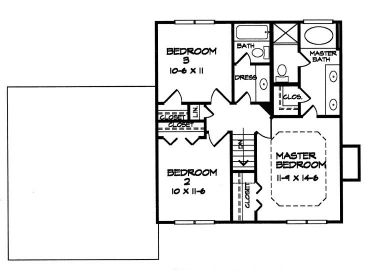 2nd Floor Plan, 019H-0078