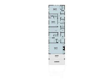 2nd Floor Plan, 052H-0155