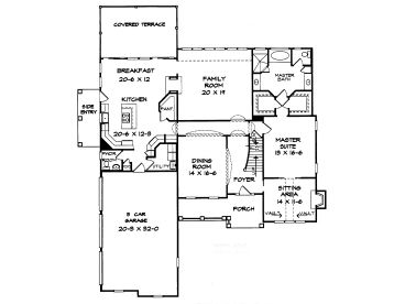 1st Floor Plan, 019H-0004