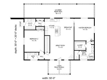 Floor Plan, 062H-0233
