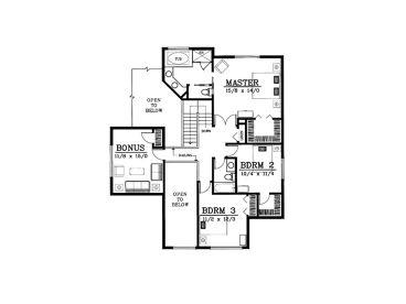 2nd Floor Plan, 026H-0033