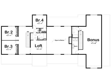 2nd Floor Plan, 050H-0506
