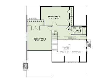 2nd Floor Plan, 025H-0328