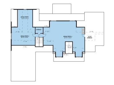 2nd Floor Plan, 074H-0022