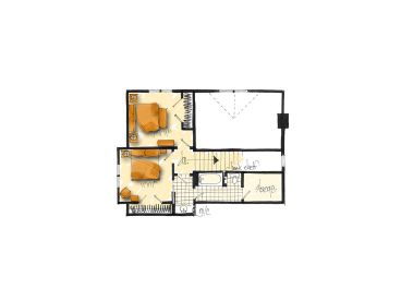 2nd Floor Plan, 066H-0027