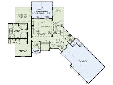 1st Floor Plan, 025H-0349