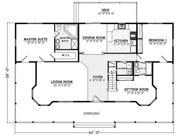 1st Floor Plan, 078H-0004