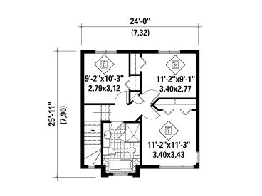 2nd Floor Plan, 072H-0171