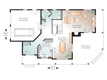 1st Floor Plan, 027H-0310