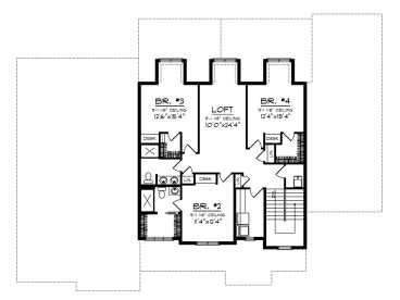 2nd Floor Plan, 020H-0474