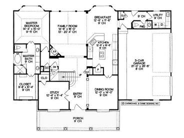 1st Floor Plan, 031H-0167