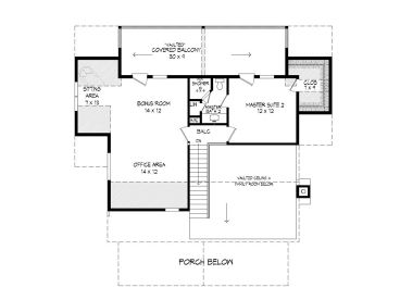 2nd Floor Plan, 062H-0177