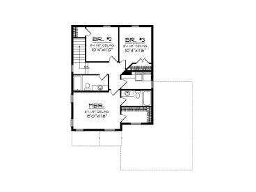 2nd Floor Plan, 020H-0461