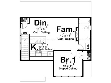 2nd Floor Plan, 050G-0170