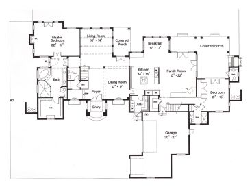 1st Floor Plan, 043H-0258
